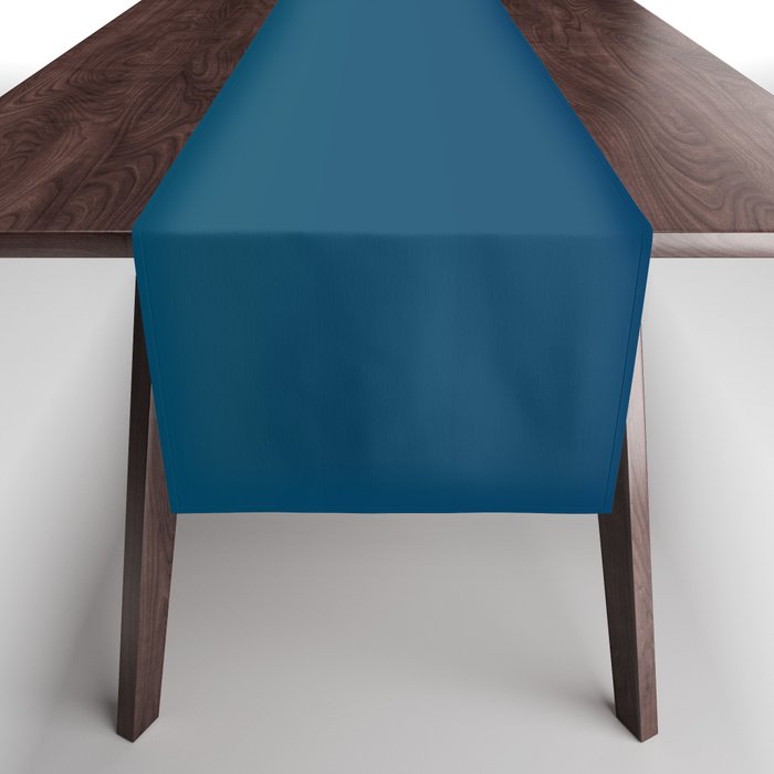 Dark Teal to Dark Blue Gradient Table Runner