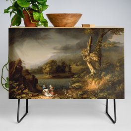 "The Tempest," by Thomas Cole (American, 19th Century), ca. 1826 Credenza