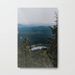 Echo Lake in The White Mountains Metal Print | Bluemountains, Mountains, Mountainlake, Echolake, Digital, Newhampshire, Mountainview, Photo, Forestlake, Thewhitemountains 