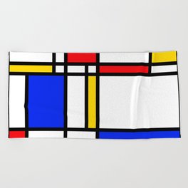 Mondrian Beach Towel