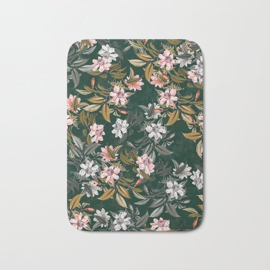 FLORAL PATTERN VIII Bath Mat