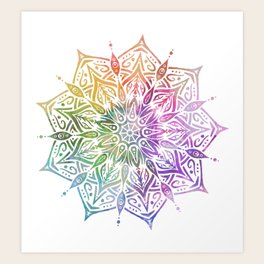 Colorful Mandala Art Prints For Any Decor Style Society6,Pretty Anime Backgrounds Gif
