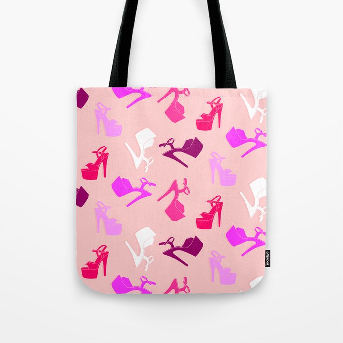 pink shoes and handbag