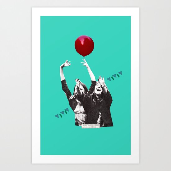 Beautiful Flying Art Print