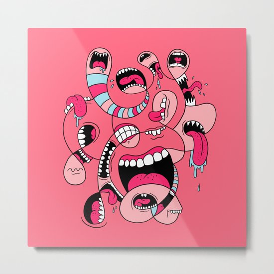 Big Mouths Metal Print