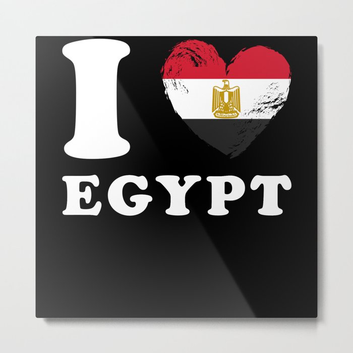 Egypt I Love Egypt Metal Print