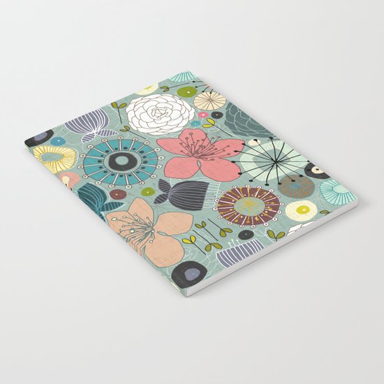oriental blooms Notebook