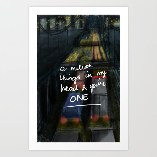 A Million Things Art Print