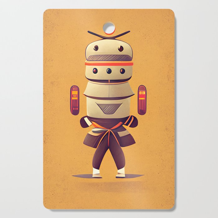 Karate Bot Cutting Board