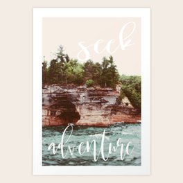 Seek Adventure Art Print