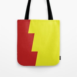 Red yellow geometric artwork Tote Bag