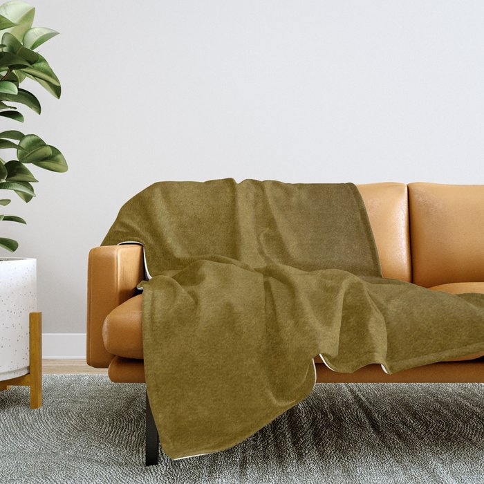Yellow velvet top throw blanket