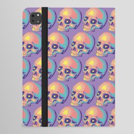 Pattern pop art skull colorful artsy iPad Folio Case