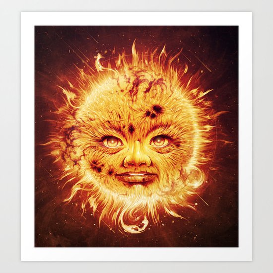 The Sun (Young Star) Art Print