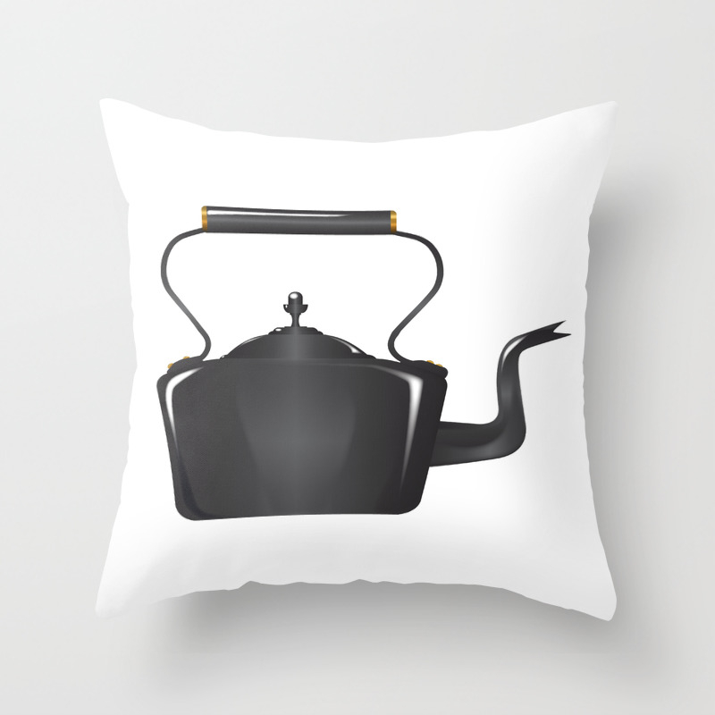 Victorian Cast Iron Kettle Throw Pillow By Homestead Society6