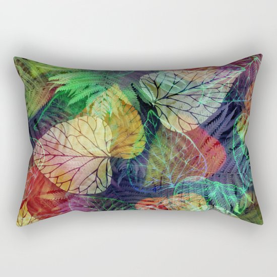Forest Flora Rectangular Pillow