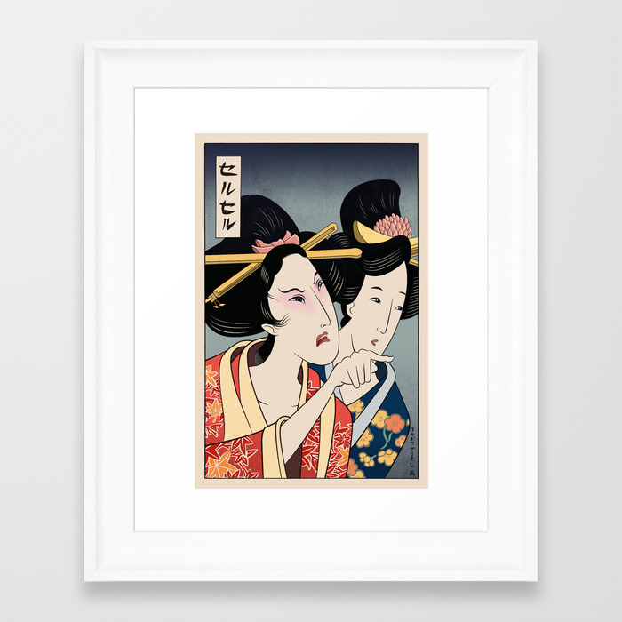 Woman Yelling At Cat Meme Ukiyo E Style 1 In Series Of 2
