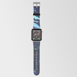 Cosmic goddess blue glow  Apple Watch Band