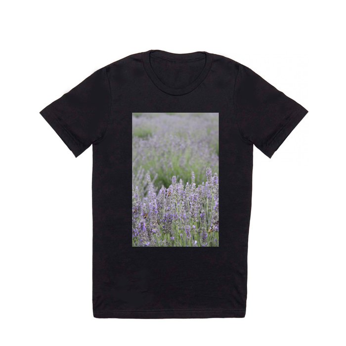 Focus On The Foreground Lavender Field Photography T Shirt