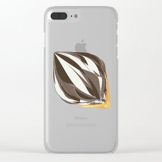 Chocolate Icecream Clear iPhone Case