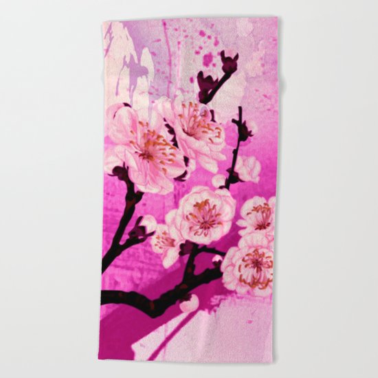 fleur de pommier Beach Towel