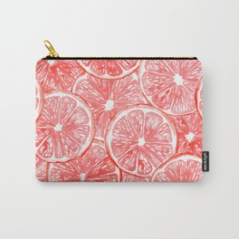Watercolor grapefruit slices pattern Carry-All Pouch