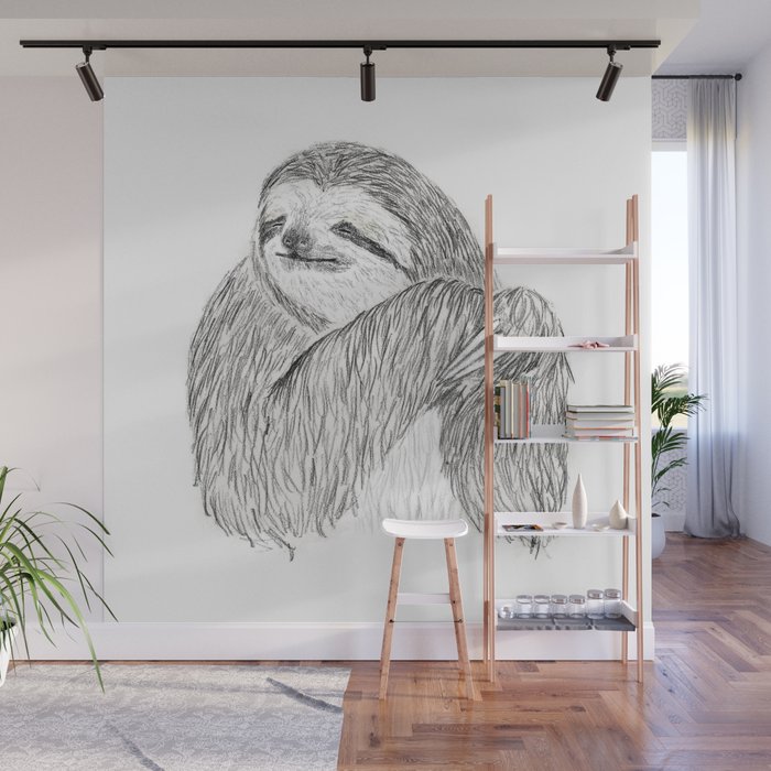 sloth Wall Mural