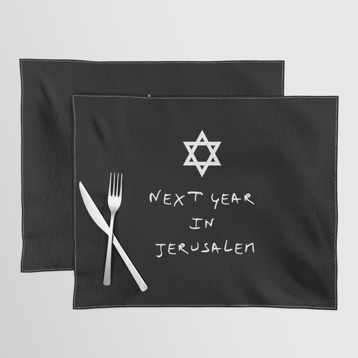Next year in Jerusalem 5 Placemat