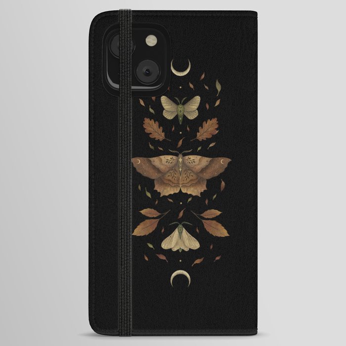 Autumn Moth iPhone Wallet Case