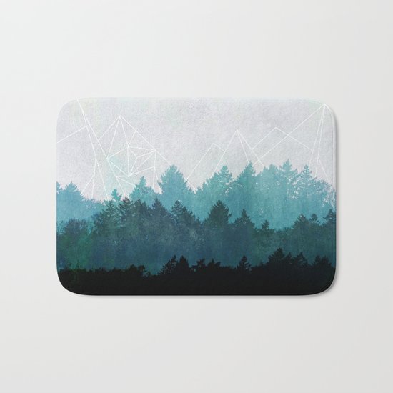 Woods Abstract Bath Mat