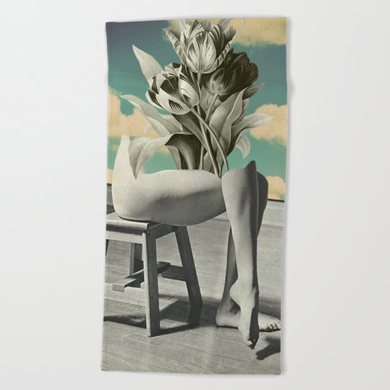 She's Gone Beach Towel