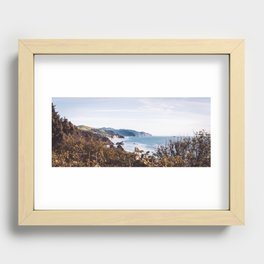 Oregon Coast Panorama Recessed Framed Print