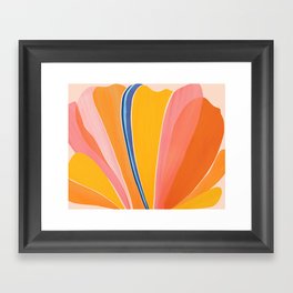 Bloom Abstract Floral Framed Art Print