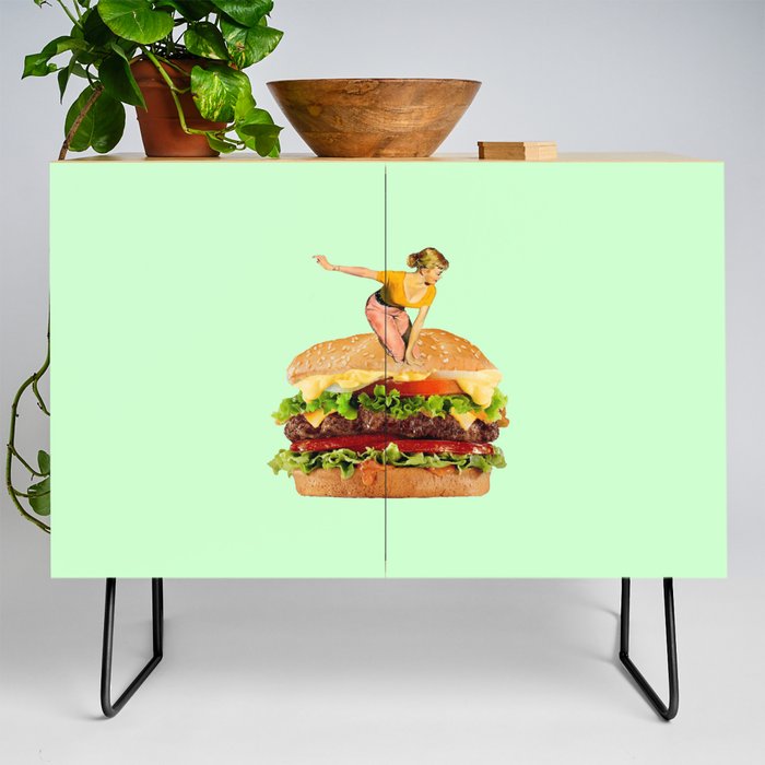 love at first bite 2 lime Credenza