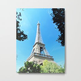 Eiffel Tower in Paris Metal Print | Painting, Landscapeart, Sunlandscape, Brightpainting, Walldecor, Colorful, Impressionism, Homeart, Oil, Art 
