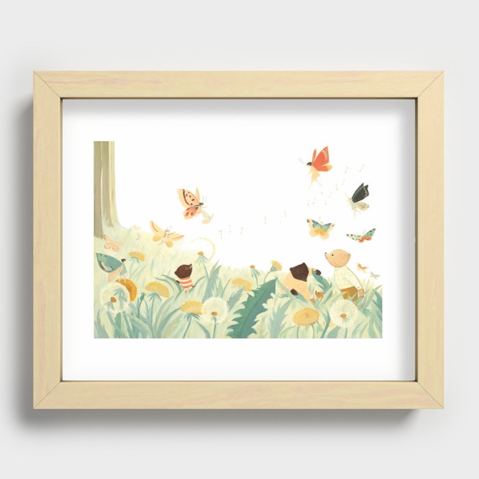 The Butterfly Field by Emily Winfield Martin Recessed Framed Print