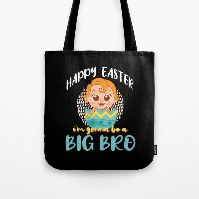 Baby Reveal Egg Easter Day Easter Sunday Brother Tote Bag