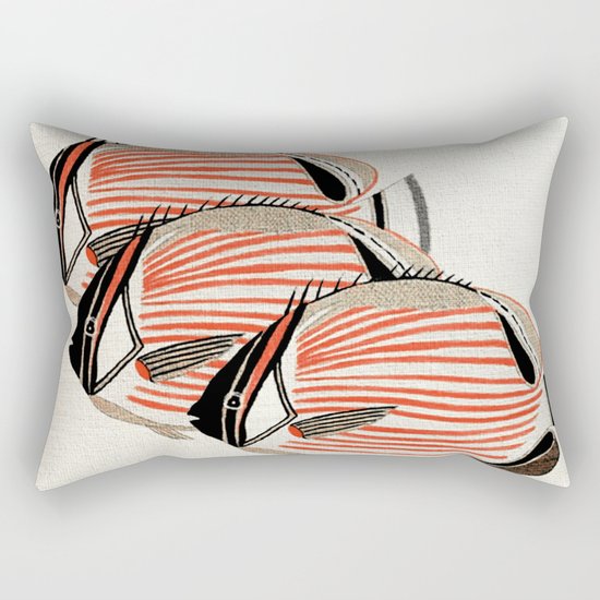 Fresh Fishes Rectangular Pillow