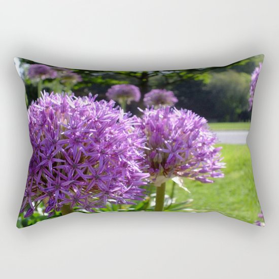Purple Allium Giganteum Rectangular Pillow