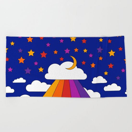 Starry Sky Beach Towel