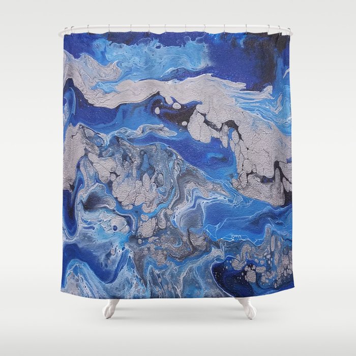 Crashing Waves Shower Curtain