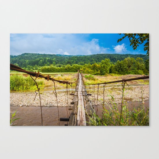 suspension bridge Canvas Print