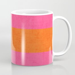hot pink and orange classic  Kaffeebecher