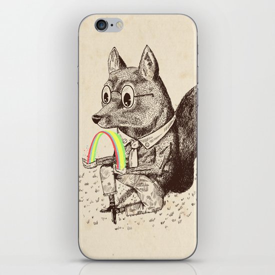 Strange Fox iPhone & iPod Skin