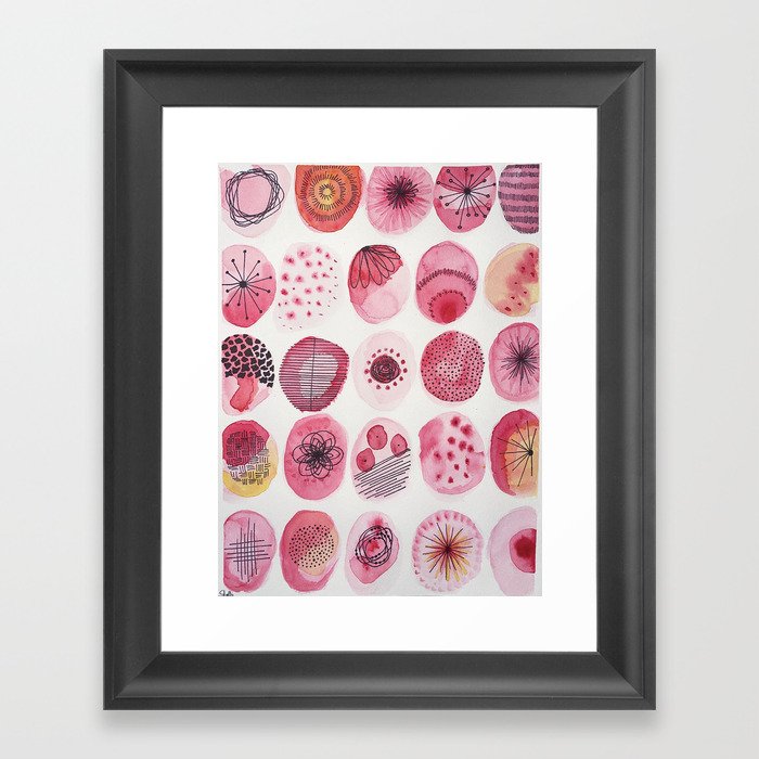 Pink Lemonade Framed Art Print