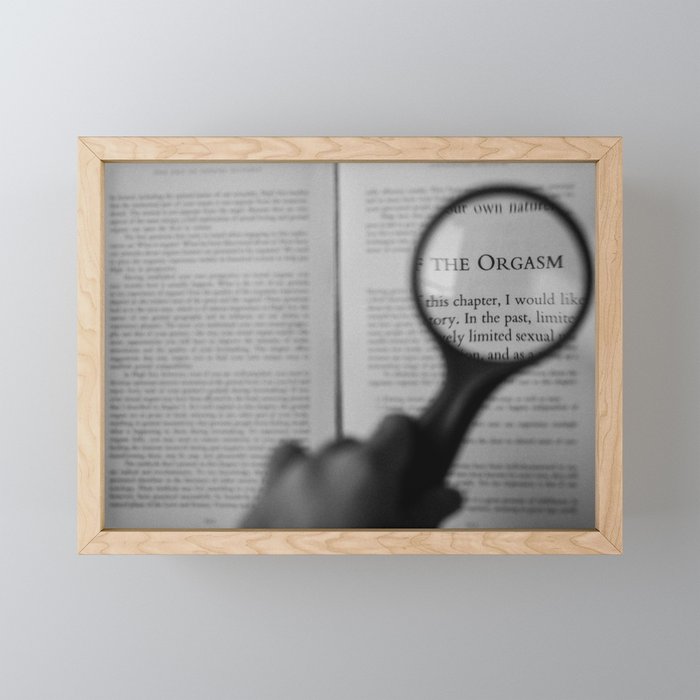 The Word Framed Mini Art Print