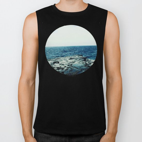 Ocean Blue Biker Tank