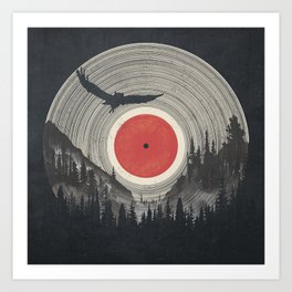 Forest Silence Vinyl Art Print