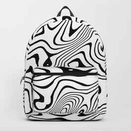 Black White liquid swirl Abstract Design Backpack | Whitecolor, Blackcircles, Liquidblackpaint, Ink, Abstractart, Blackwhitedesign, Blackwhitepattern, Modernblackpaint, Black And White, Blackmarble 