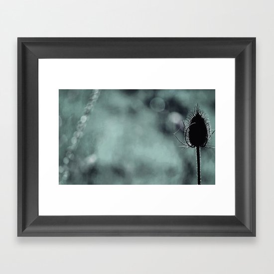 Nature in blue Framed Art Print